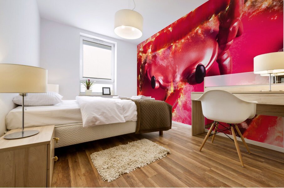 Chili con crab Mural print