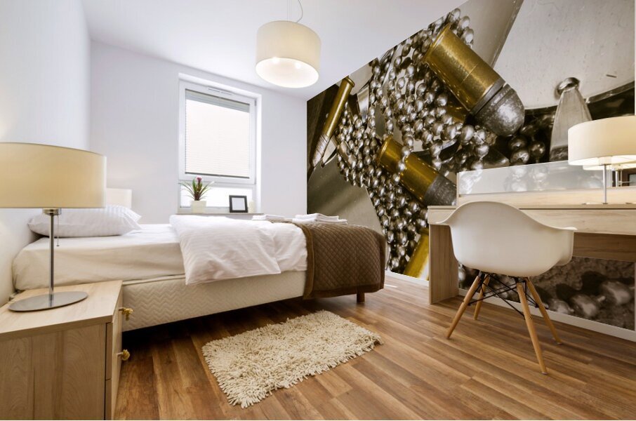 Courage and bravery Mural print