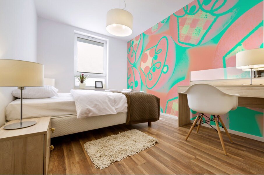 Decoratively baked Mural print