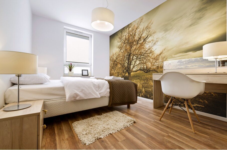 Oatlands autumn tree Mural print