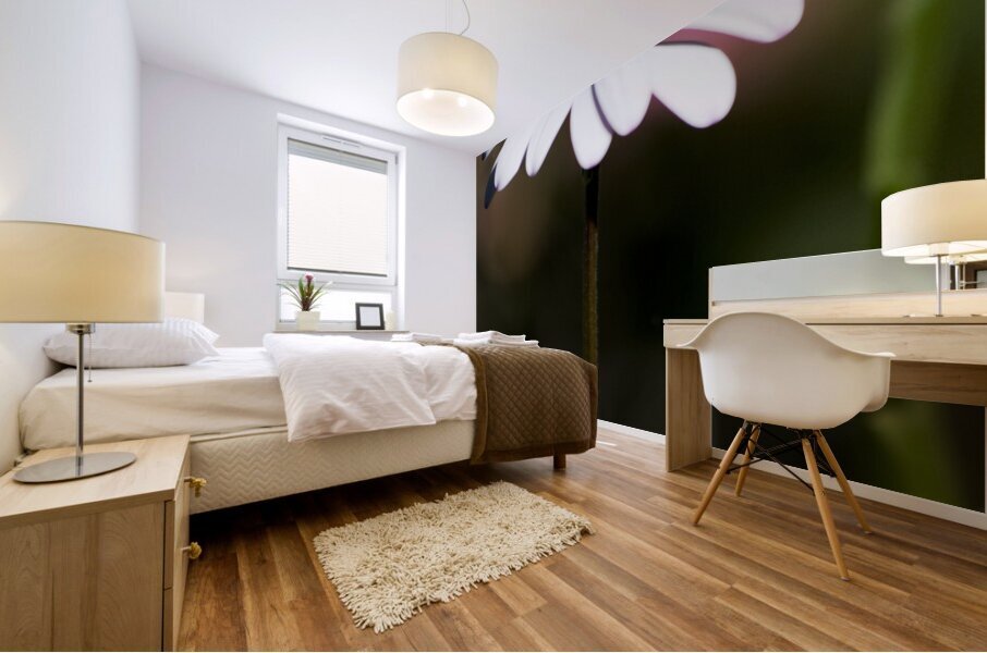 Purple Daisy Mural print