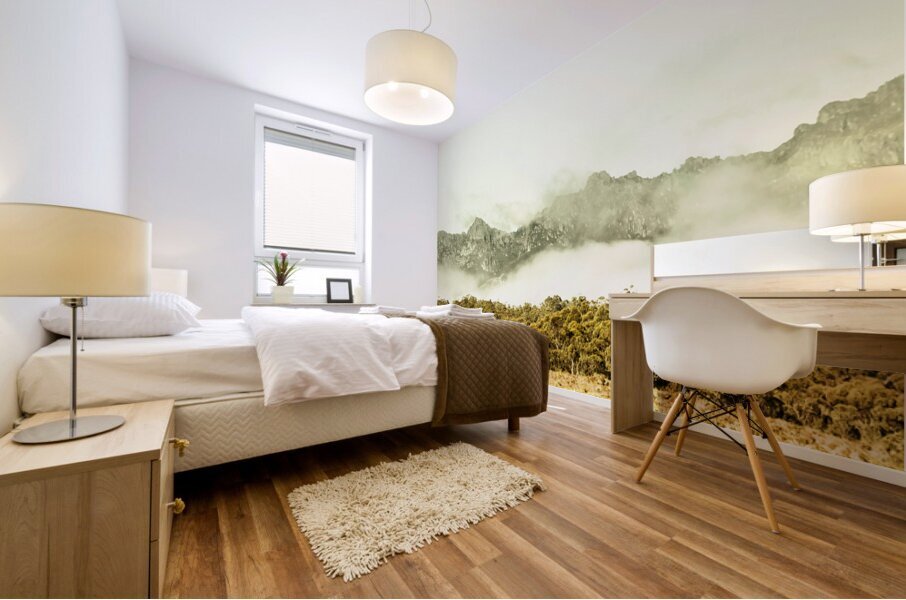 Natural mountain beauty Mural print