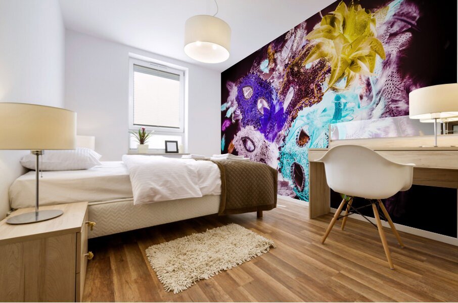 Play on colors Mural print