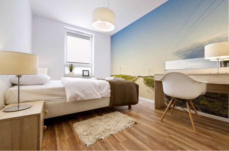 Windfarm way Mural print