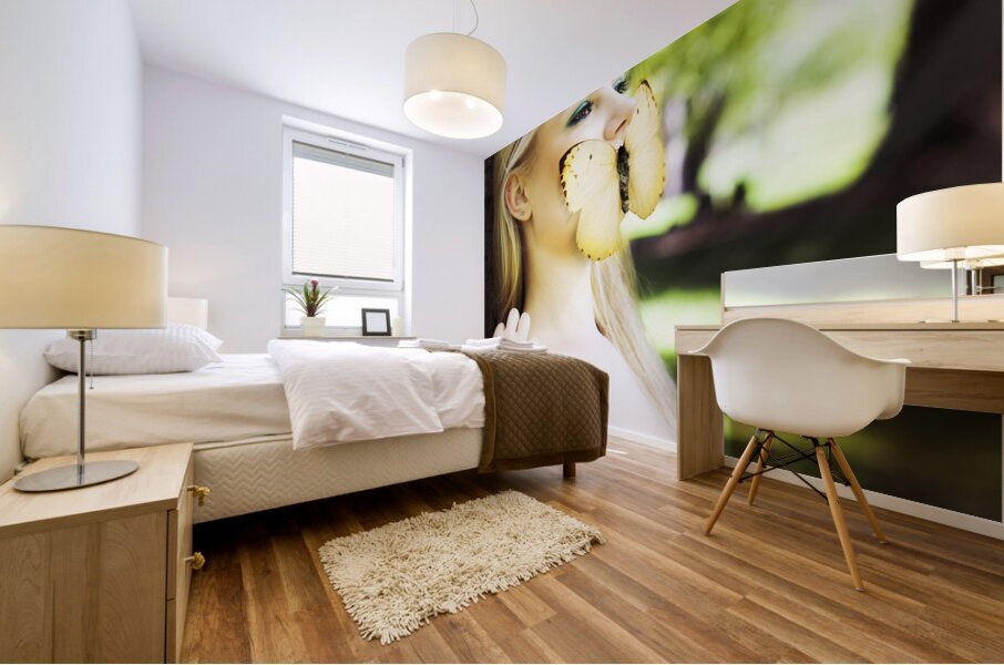 Beauty In Silence Mural print