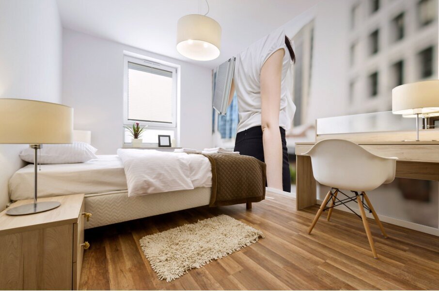 On The Move In The World Of Modern Business Mural print