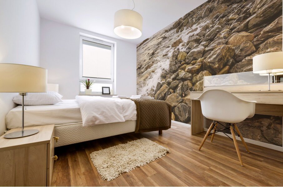 Rocky seashore scene  Mural print