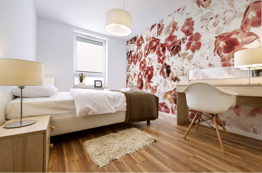 Petal Patch Mural print