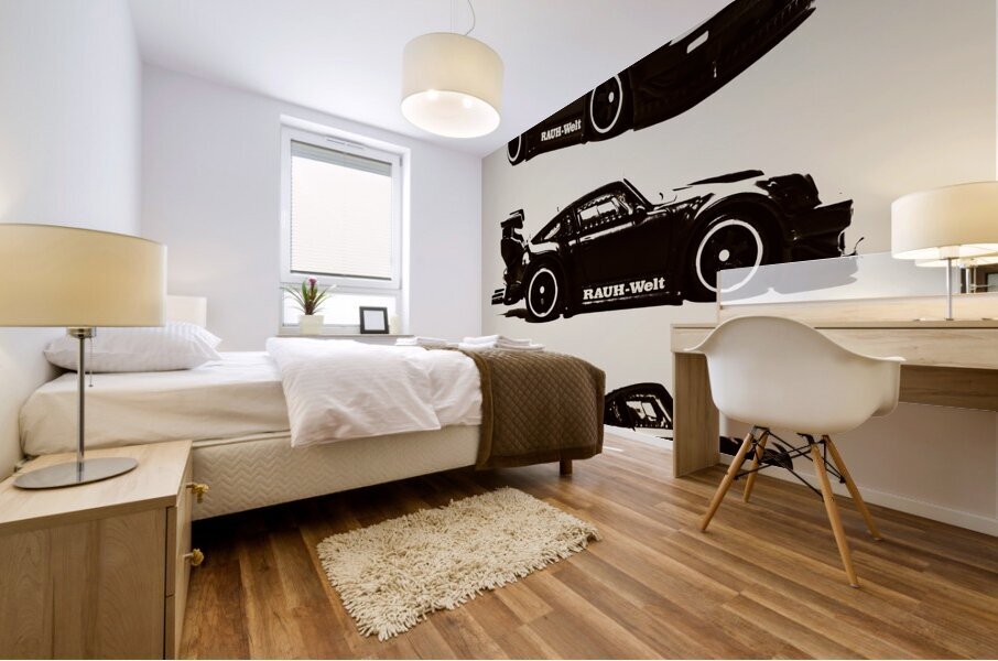 Porsche RWB 930 Mural print