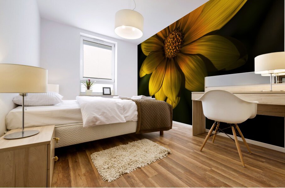 Beginning Of Spring In Flower Mural print