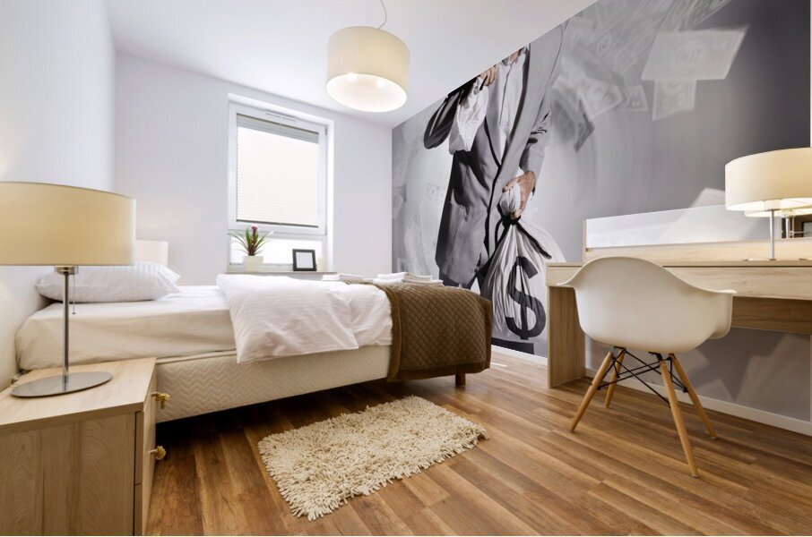 The bail-in banker Mural print