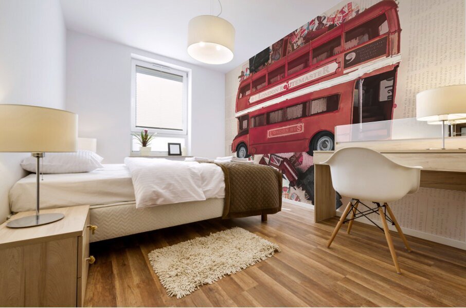 London runs Mural print