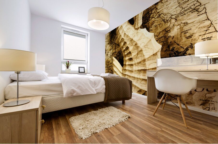 Seahorse Seas Mural print