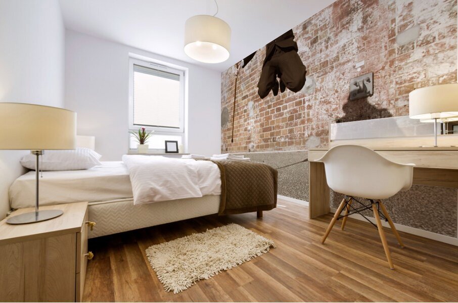 Man Jumping For Joy Mural print