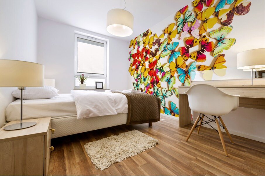 Soul group sentiment Mural print