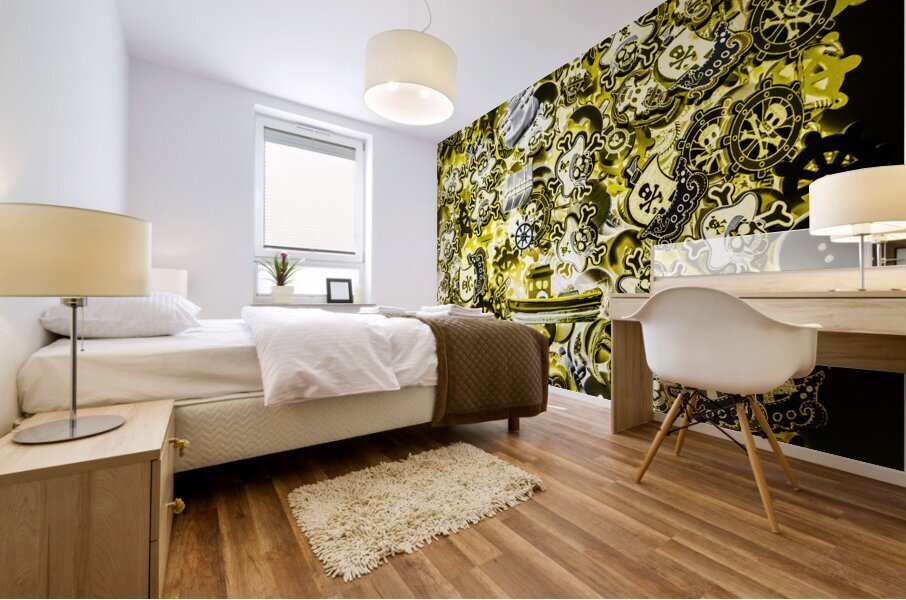 Pirates Caribbean Mural print