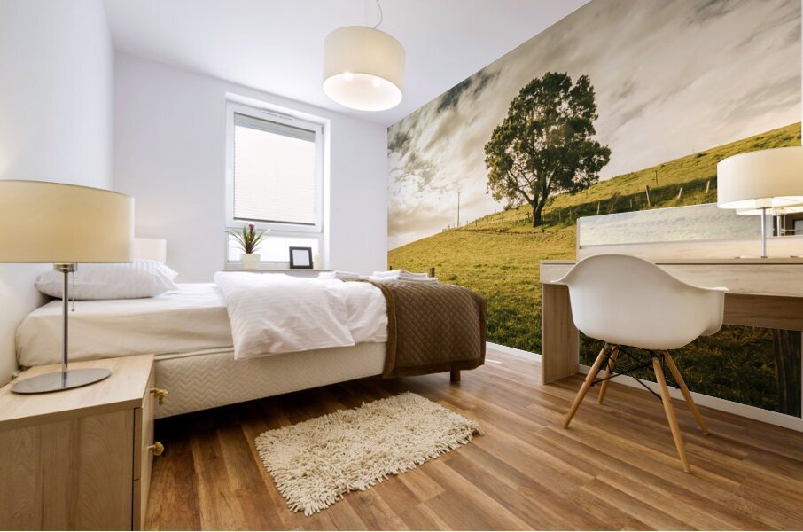 Australian farm charm Mural print