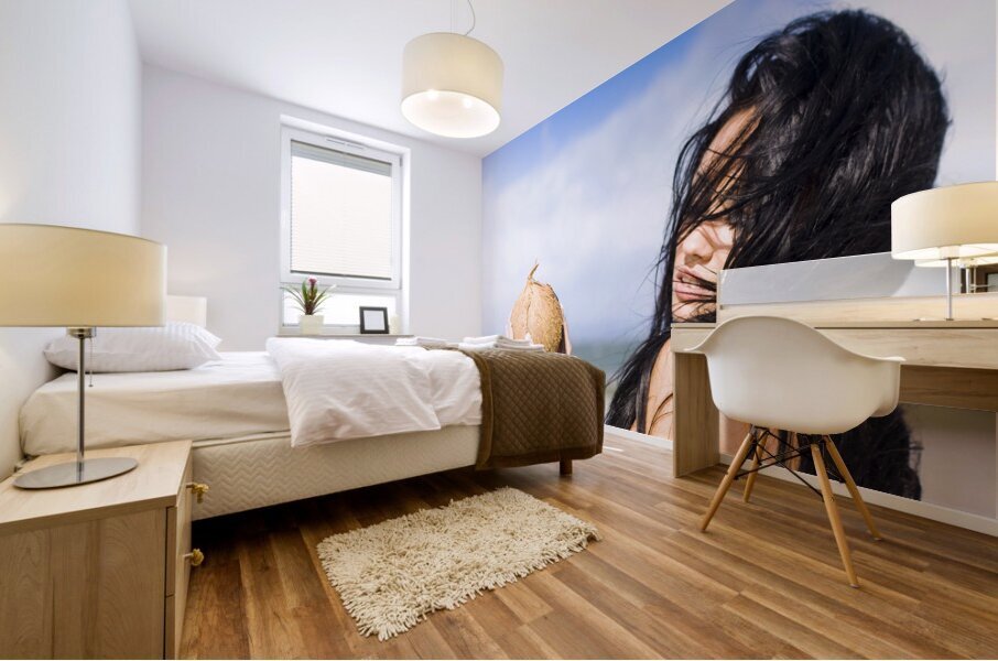 Beach Oasis Mural print