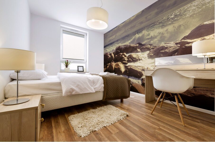 Tranquil ocean views Mural print