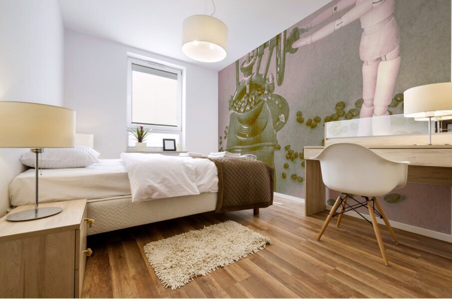 The crank coffee house  Mural print