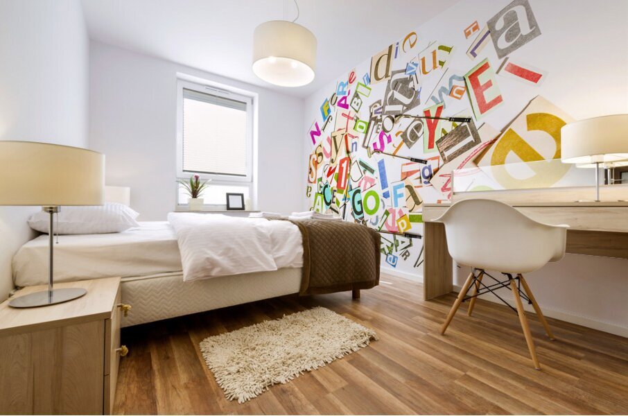 Play on golf words Mural print