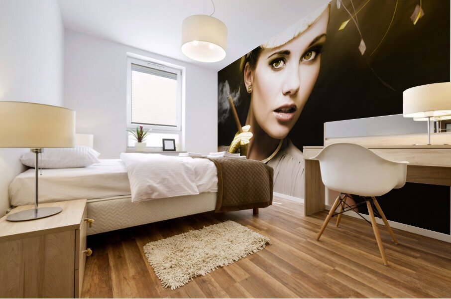 Classic Portrait Of Vintage Cinema Mural print