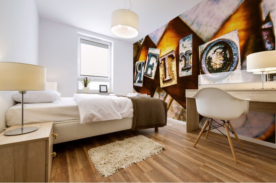 Retro Times Mural print