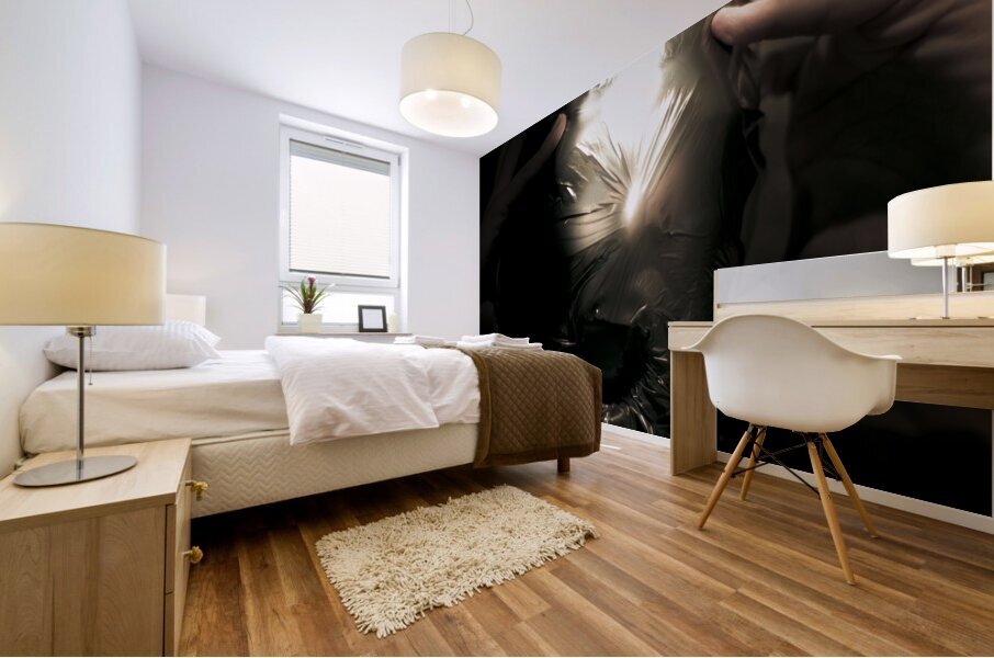 Scary Face Of Terror Mural print