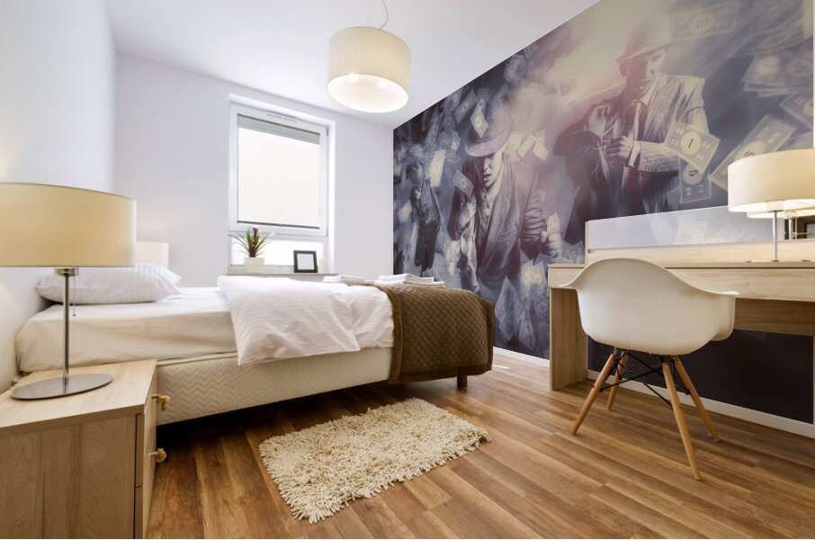 Bankers bailout with bail-ins Mural print