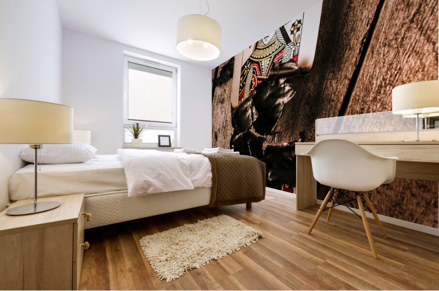 Red hot Blackjack Mural print