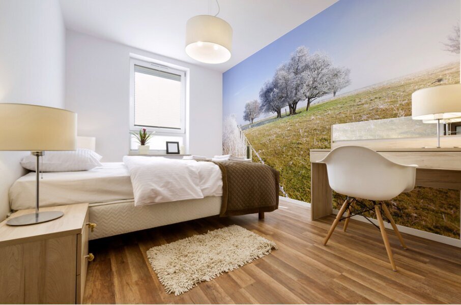 Fine art winter scene Mural print