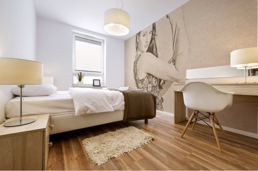 Strong 1950s housewives Mural print