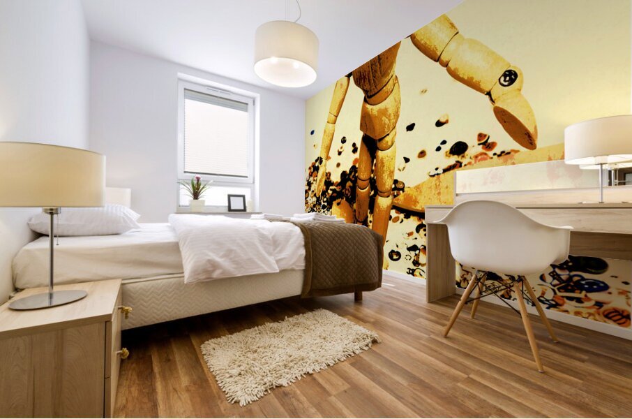 Balsa Boarder 1970 Mural print