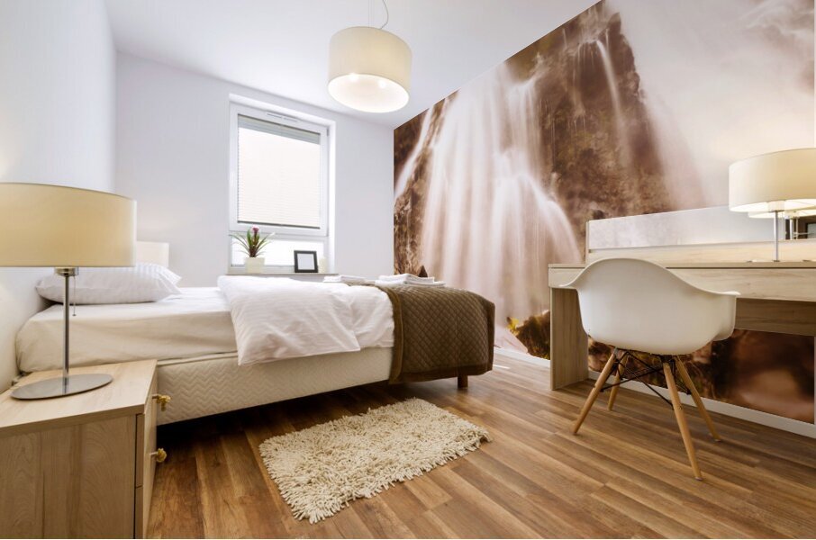 Wild west water fall Mural print