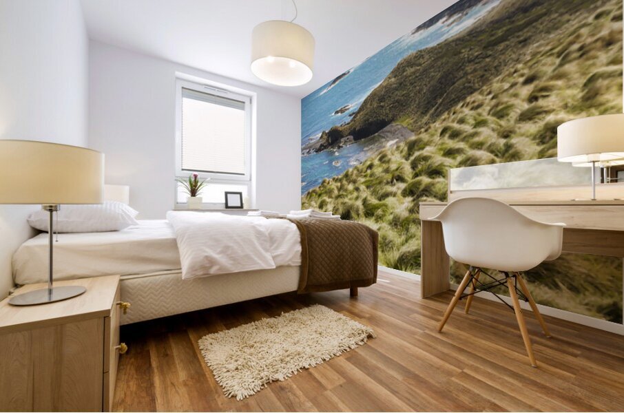 Vibrant cape seascape Mural print