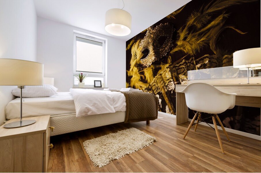 Mask of theatre Mural print