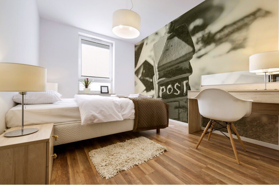 Vintage Australian postage art Mural print