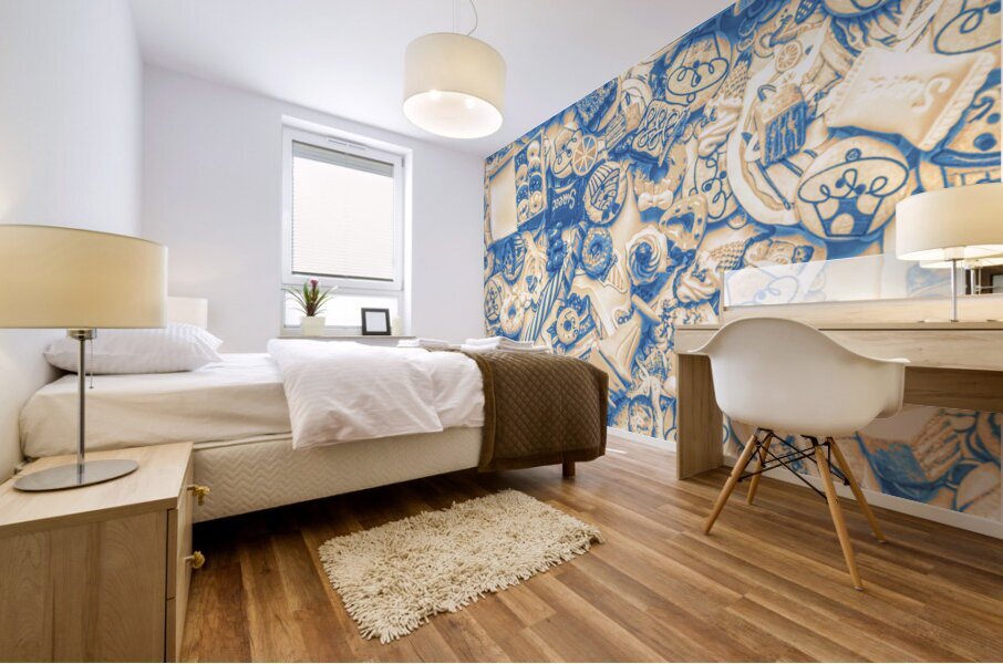 Dessert drops Mural print