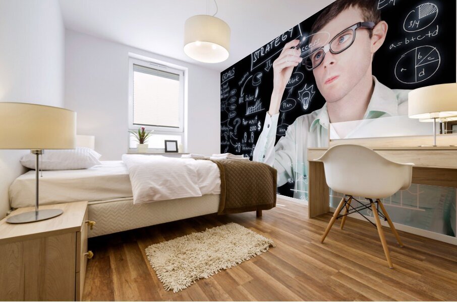 Success in planning a smart business strategy Mural print