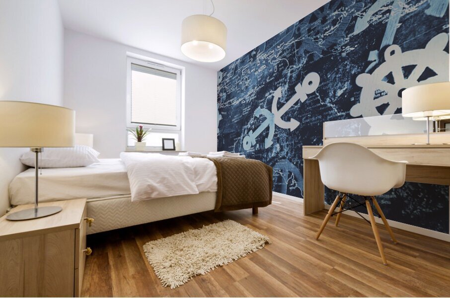 Docks and ports Mural print