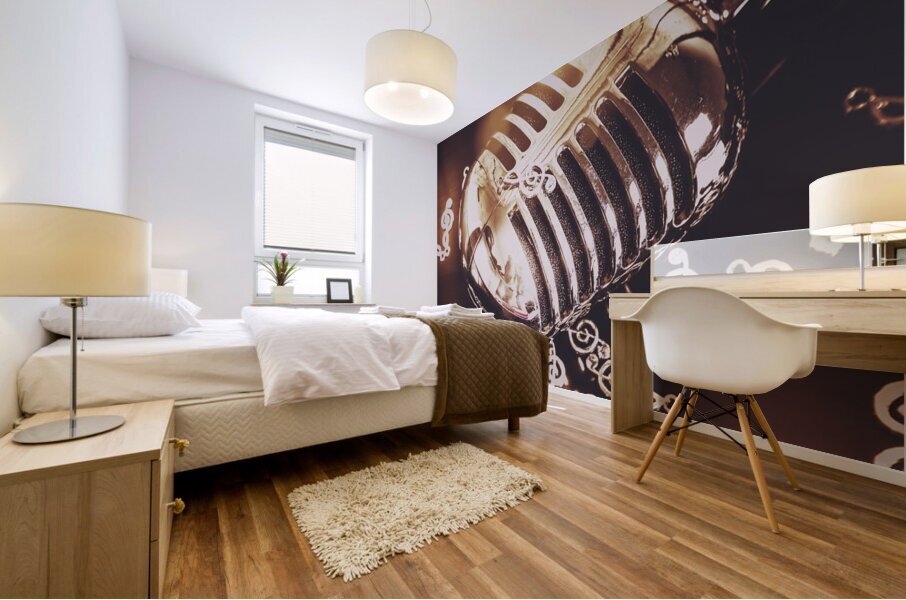 Classics at the audio hall Mural print