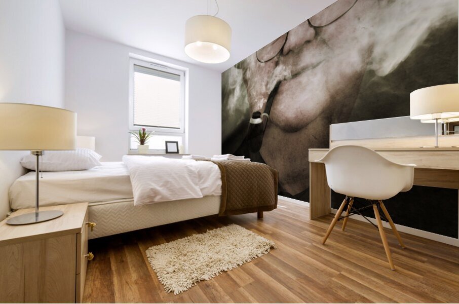 Pipe Dream Of A Crime Scene Investigator Mural print