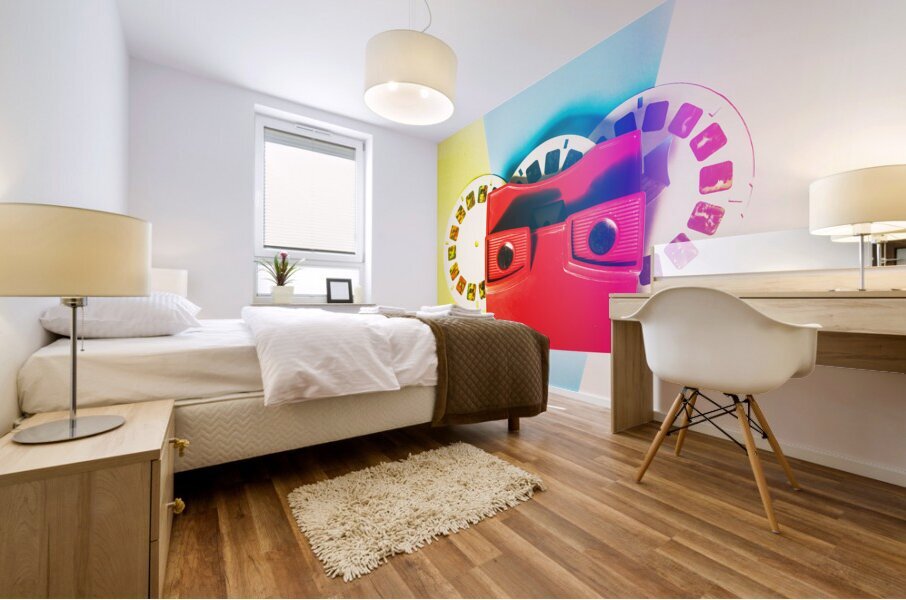 Retro reel Mural print