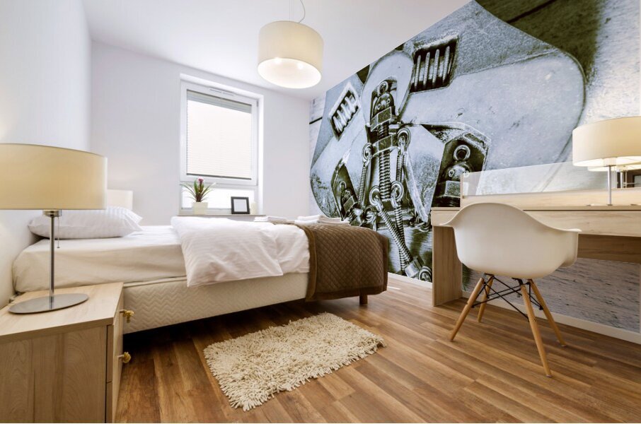 Screwed blockchain bots Mural print