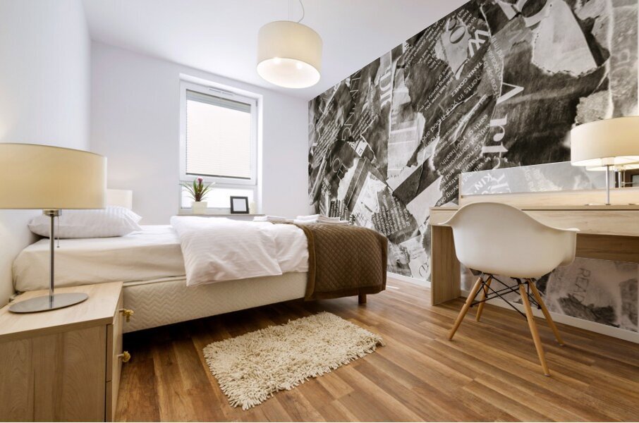 Press print parchment Mural print