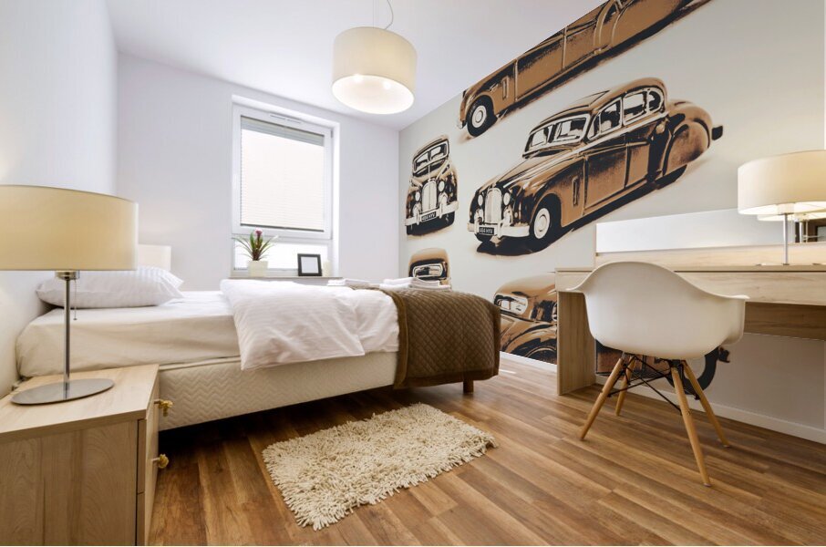 Retro ride Mural print