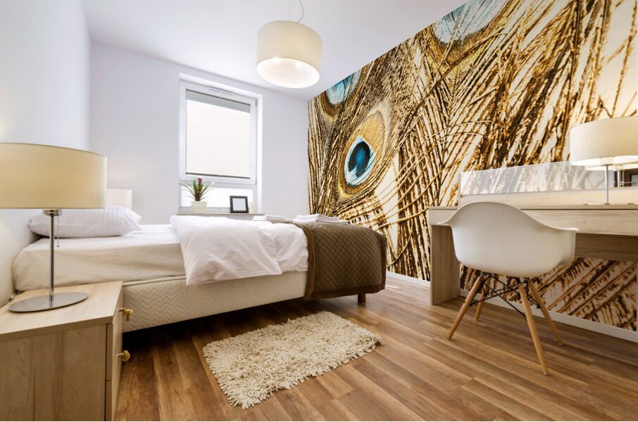 Regally golden Mural print