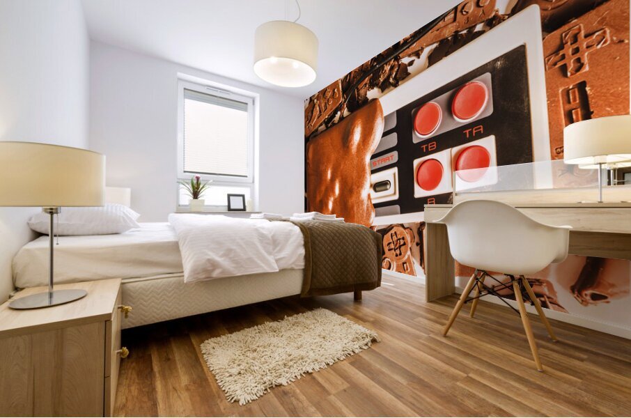 8-bits to mega-bites Mural print