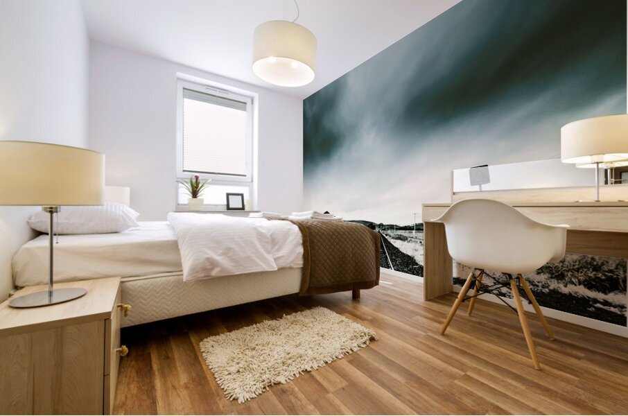 Journey of turbulence Mural print