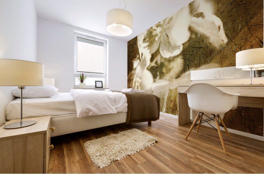 Past life flowers Mural print